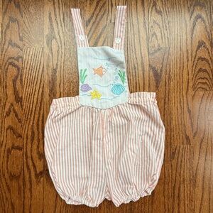 Kids Exchange Vintage Sea Life Bubble Romper 4T